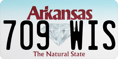 AR license plate 709WIS