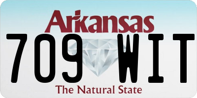 AR license plate 709WIT