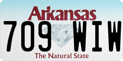 AR license plate 709WIW