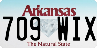 AR license plate 709WIX