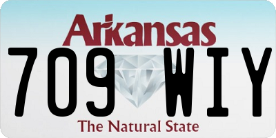 AR license plate 709WIY