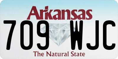 AR license plate 709WJC
