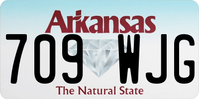 AR license plate 709WJG