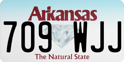 AR license plate 709WJJ