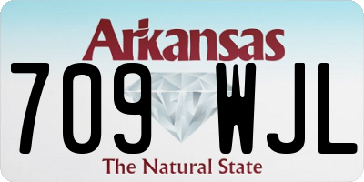 AR license plate 709WJL