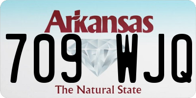 AR license plate 709WJQ