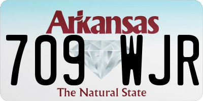 AR license plate 709WJR