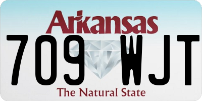 AR license plate 709WJT