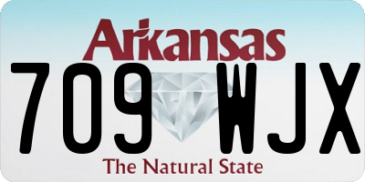 AR license plate 709WJX