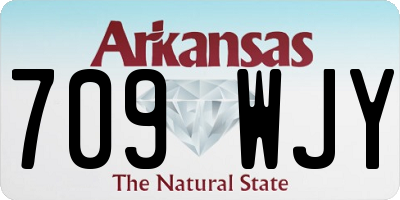 AR license plate 709WJY