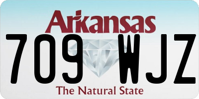 AR license plate 709WJZ