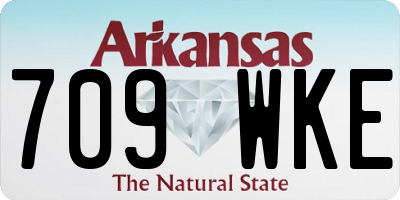 AR license plate 709WKE