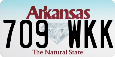 AR license plate 709WKK