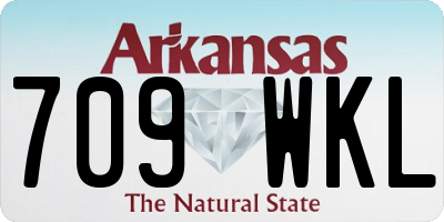 AR license plate 709WKL