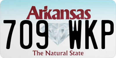 AR license plate 709WKP