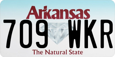 AR license plate 709WKR