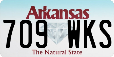 AR license plate 709WKS