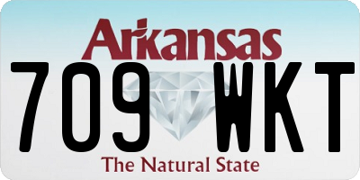 AR license plate 709WKT