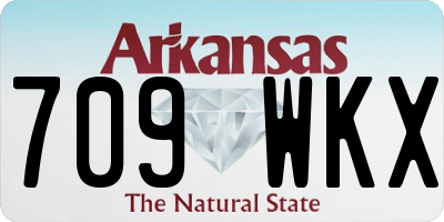 AR license plate 709WKX