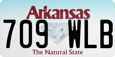 AR license plate 709WLB