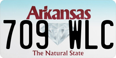 AR license plate 709WLC