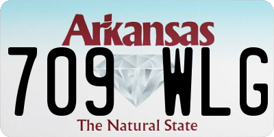 AR license plate 709WLG