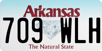 AR license plate 709WLH