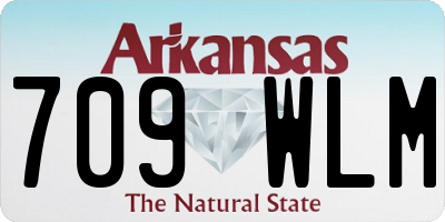 AR license plate 709WLM