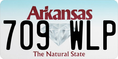 AR license plate 709WLP
