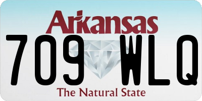 AR license plate 709WLQ