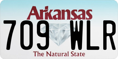AR license plate 709WLR