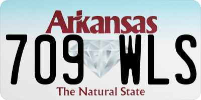 AR license plate 709WLS