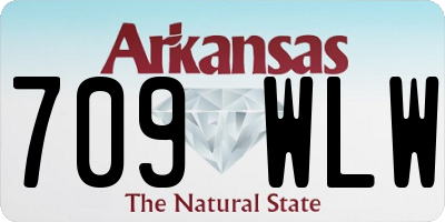 AR license plate 709WLW