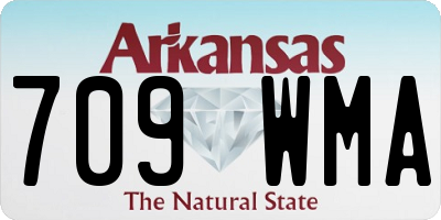 AR license plate 709WMA