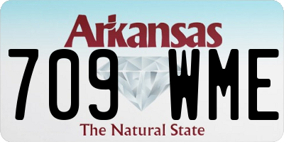 AR license plate 709WME