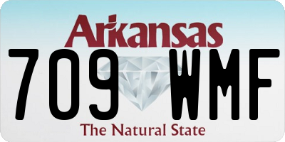 AR license plate 709WMF