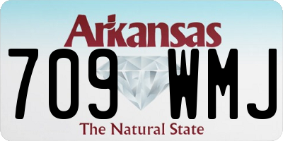 AR license plate 709WMJ