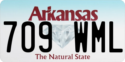 AR license plate 709WML