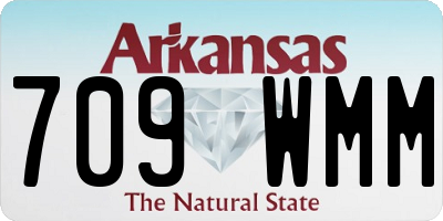 AR license plate 709WMM