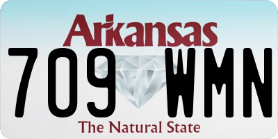 AR license plate 709WMN