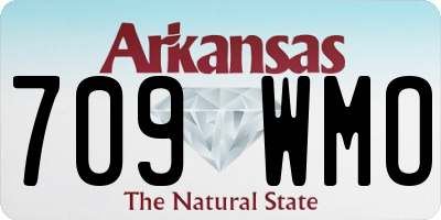 AR license plate 709WMO