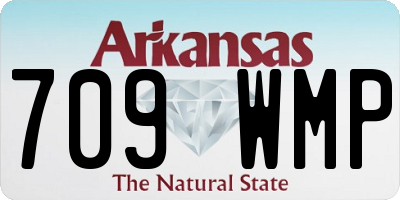 AR license plate 709WMP