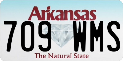 AR license plate 709WMS