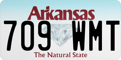 AR license plate 709WMT