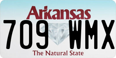 AR license plate 709WMX