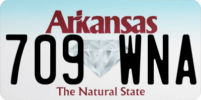 AR license plate 709WNA