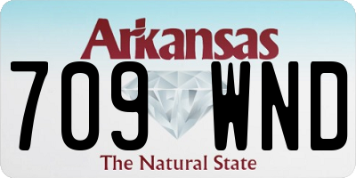 AR license plate 709WND