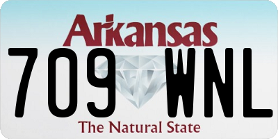 AR license plate 709WNL