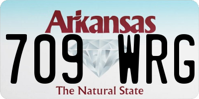 AR license plate 709WRG