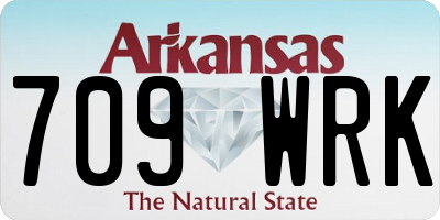 AR license plate 709WRK
